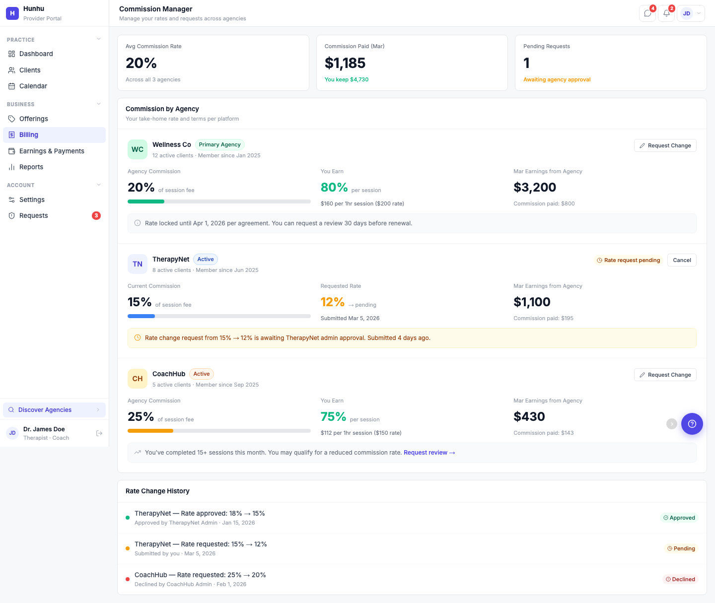 Commission Tracking & Payouts